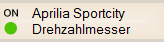 Drehzahlmesser Aprilia