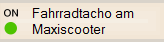 Fahrradtacho am Sccoter