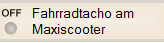Fahrradtacho am Sccoter