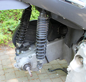 Roller - Hinterrad ausgebaut