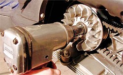Scooter Tuning: Abnahme der Antriebssedcheiben