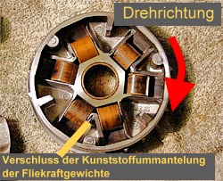 Tuning durch Variatorgewichte